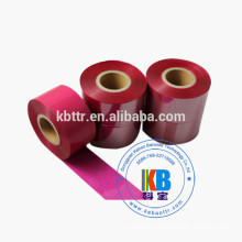 Polyamide Nylon taffeta care label printing wash resin magenta color printer ribbon